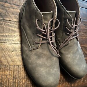 Route 66 Gray Chukka Boots with Suede Finish